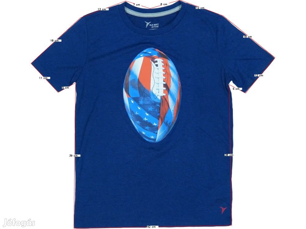 Old Navy Új (hibás) Fiú Póló (Méret: 152)