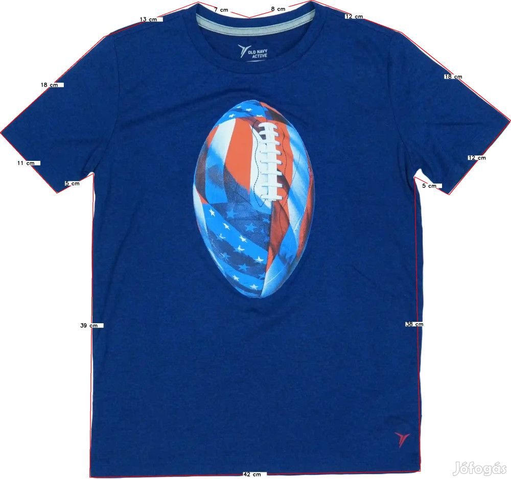 Old Navy Új (hibás) Fiú Póló (Méret: 152)