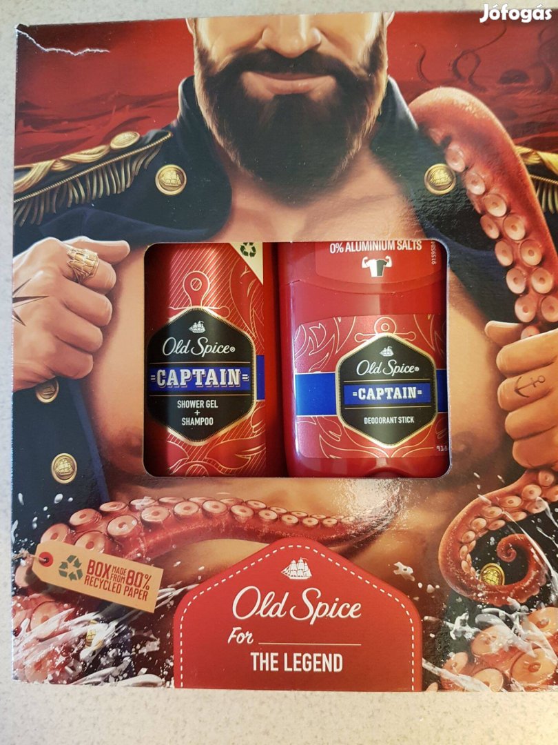 Old Spice férfi dezodor és tusfürdő díszdobozban