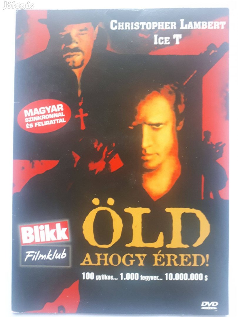 Öld, ahogy éred! (Christopher Lambert) papírtokos DVD