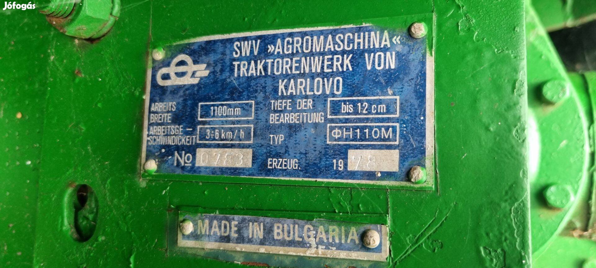 Oldalazó talajmaró eladó