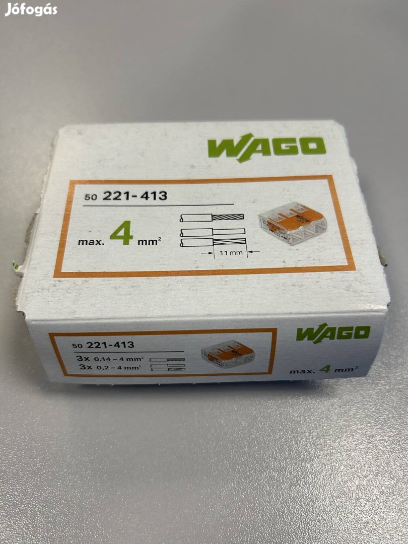 Oldható csatos 3-as wago 