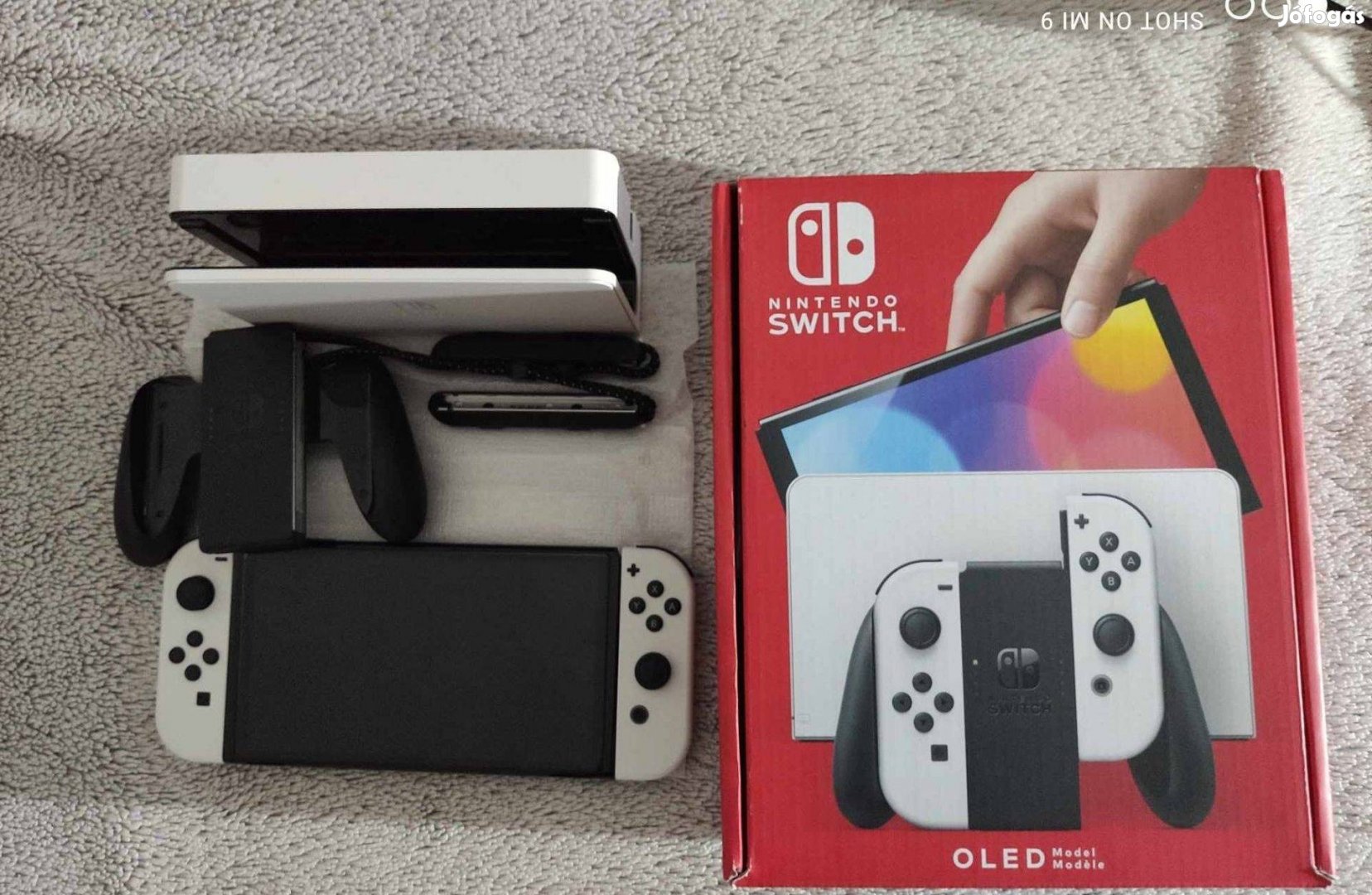 Oled Nintendo Switch 128 GB sok játékkal okos Cfw