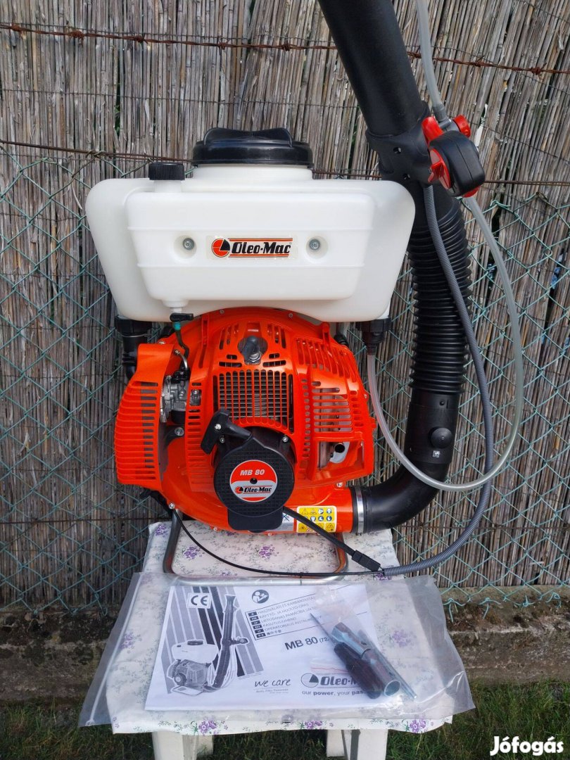 Oleo-Mac MB 80 motoros háti permetező permetezőgép