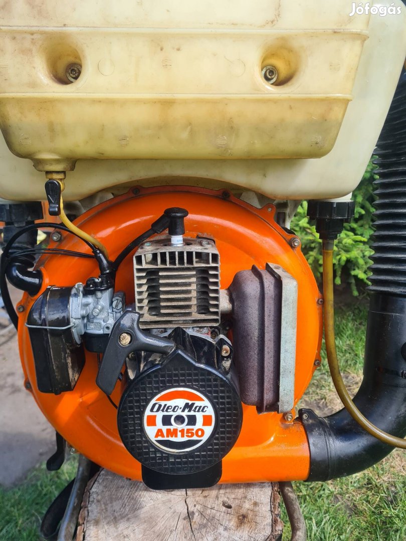 Oleo-mac motoros háti permetező AM150 és.