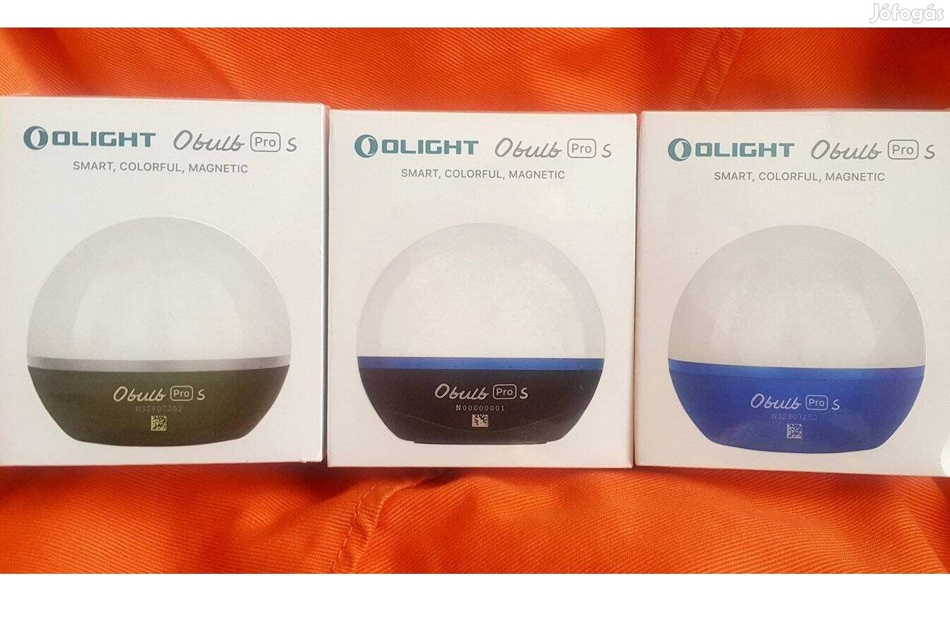 Olight Obulb Pro S (Katonazöld, Fekete és Kék) fénygömb, új