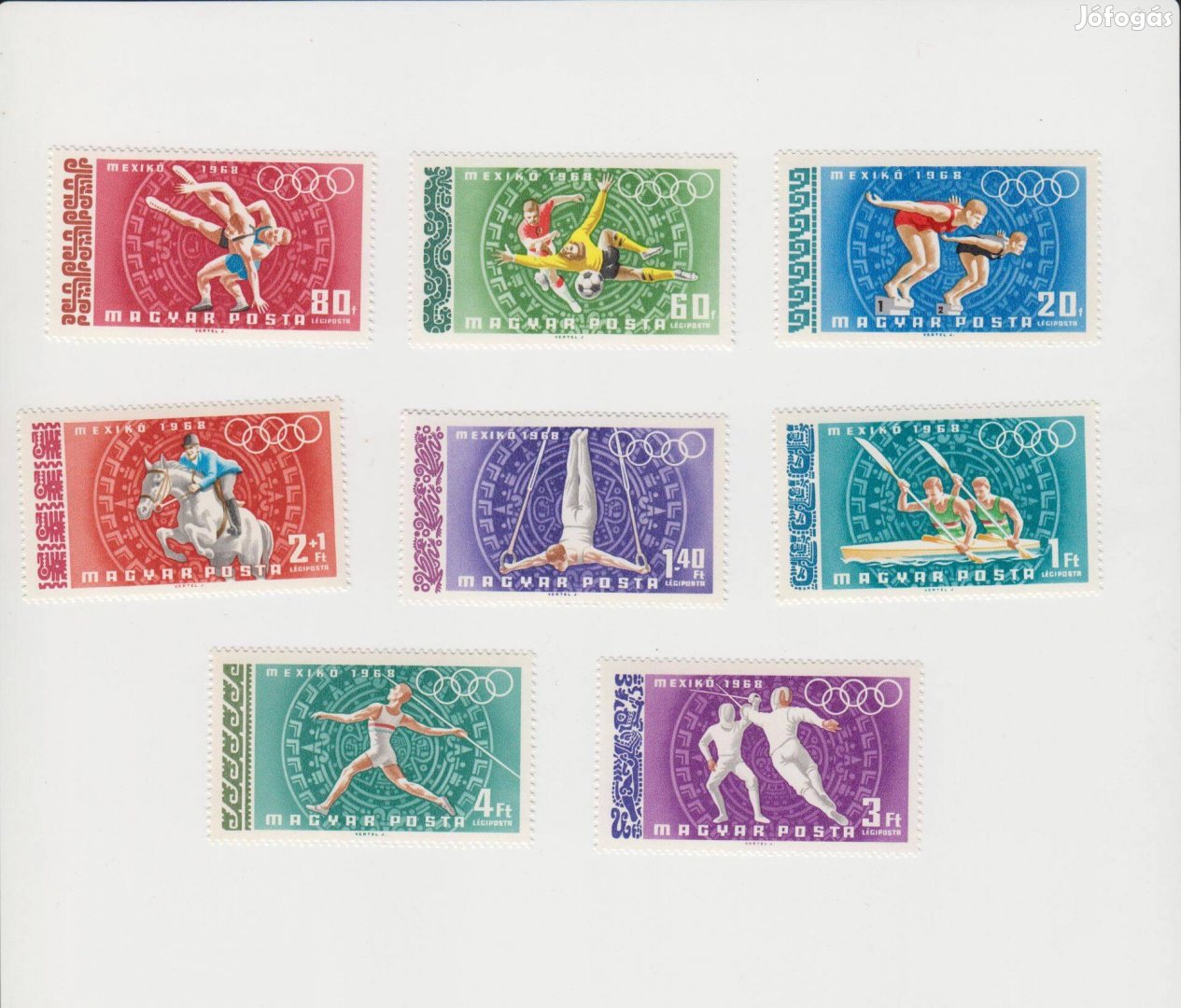 Olimpia Mexikó bélyeg sor 1968