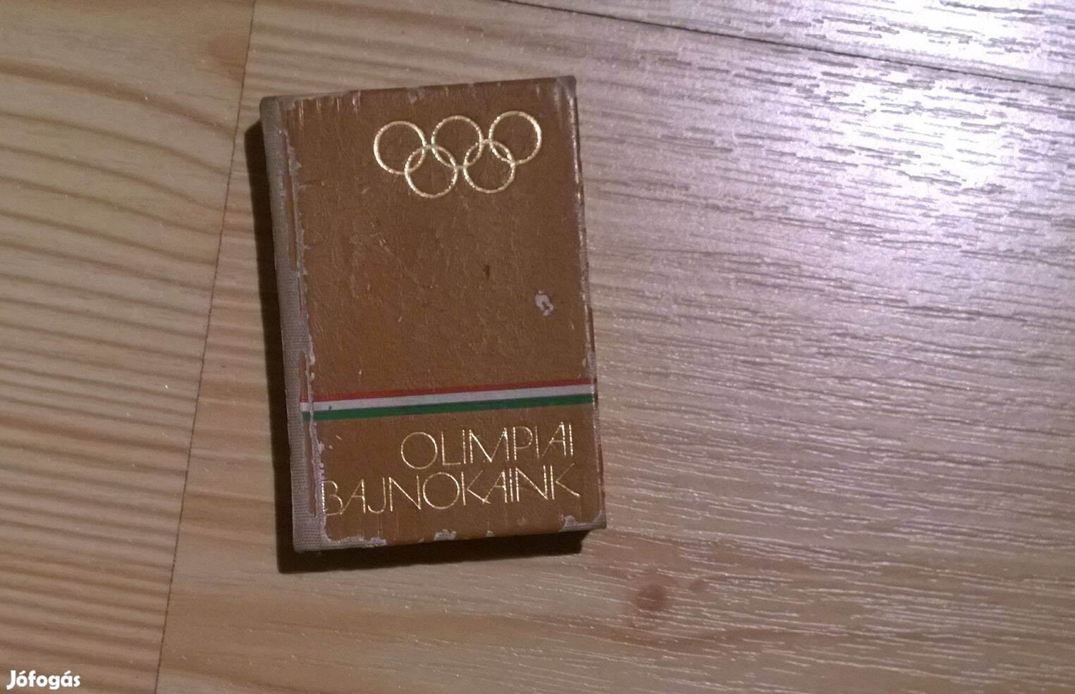 Olimpiai bajnokaink minikönyv