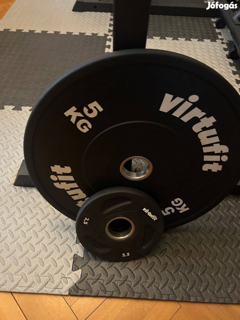 Olimpiai gumis súlytárcsa 2x 2,5kg