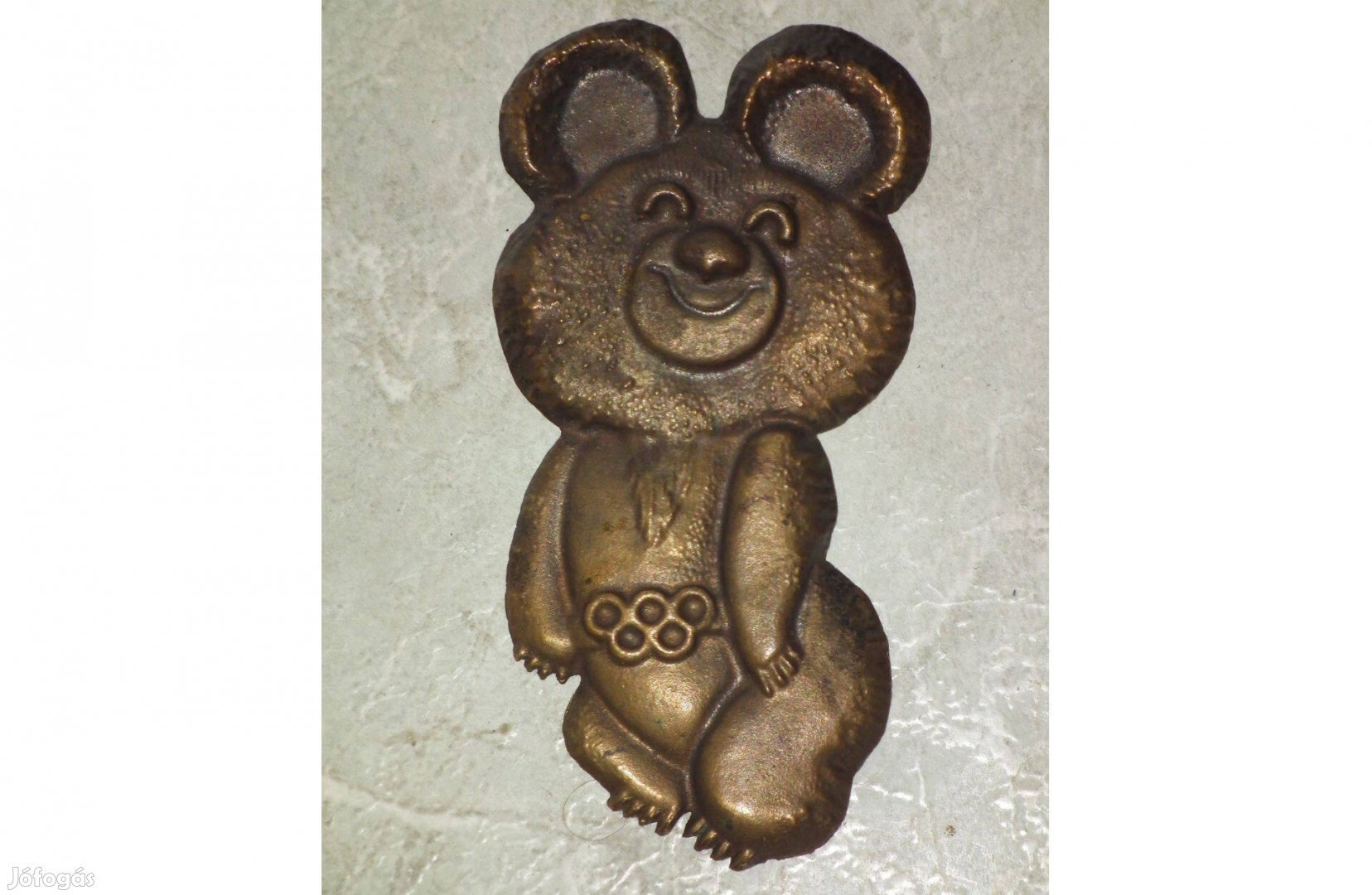 Olimpiai kabala - Moszkva 1980 - Misa maci mackó rézből