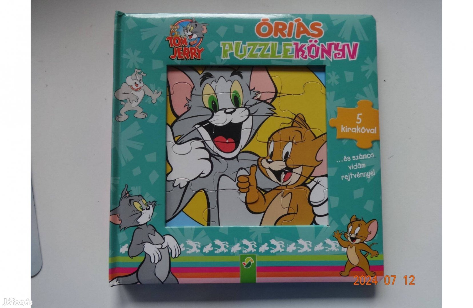 Oliver Bieber: TOM És Jerry - Óriás puzzlekönyv 5 kirakóval - hiánytal