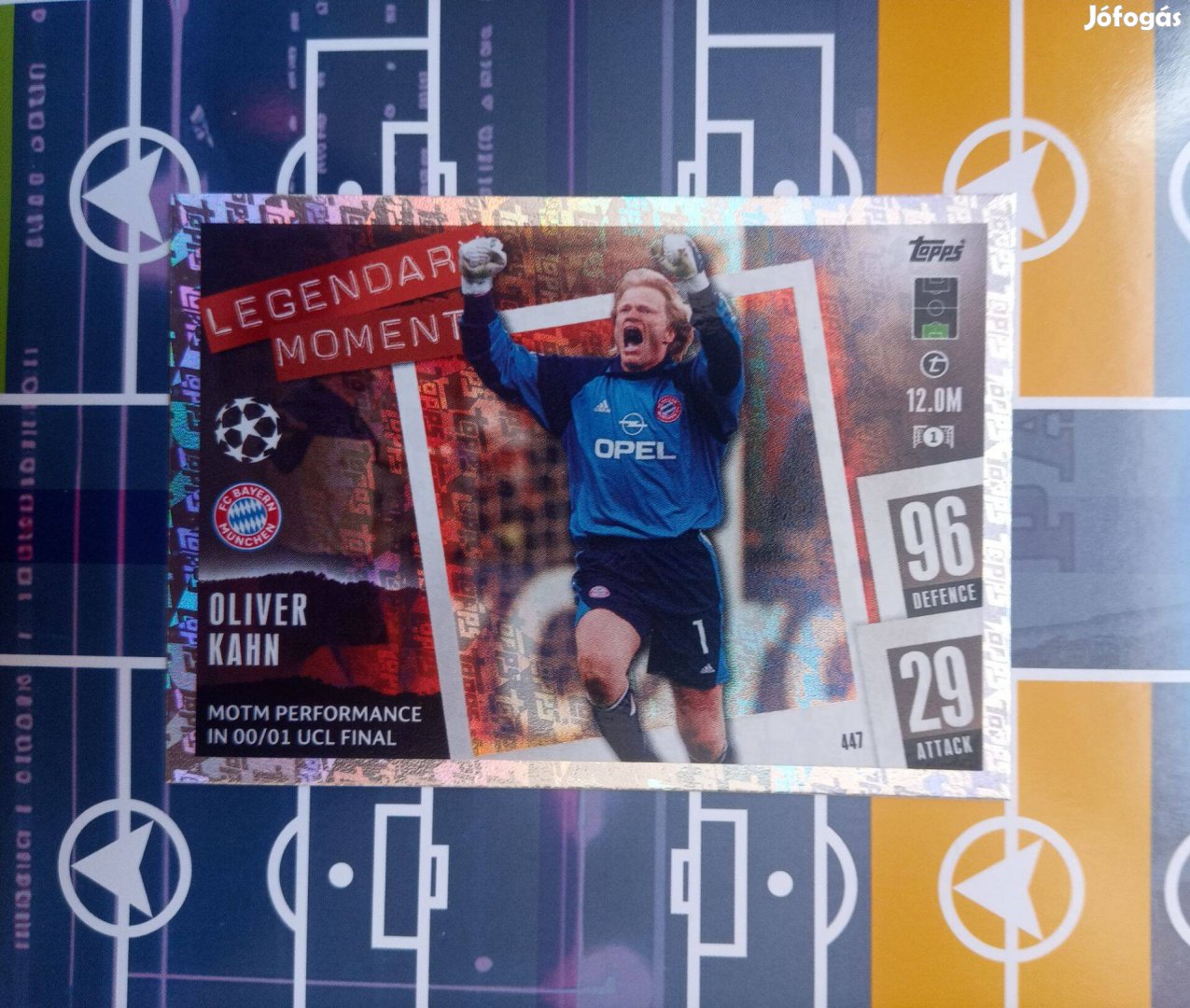 Oliver Kahn (Bayern München) Legendary Moment kártya