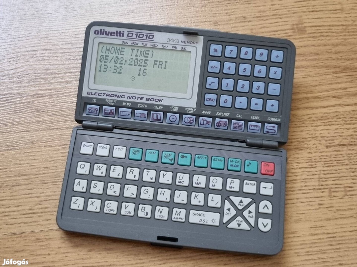 Olivetti D1010 manager calculator / kalkulátor új elemmel