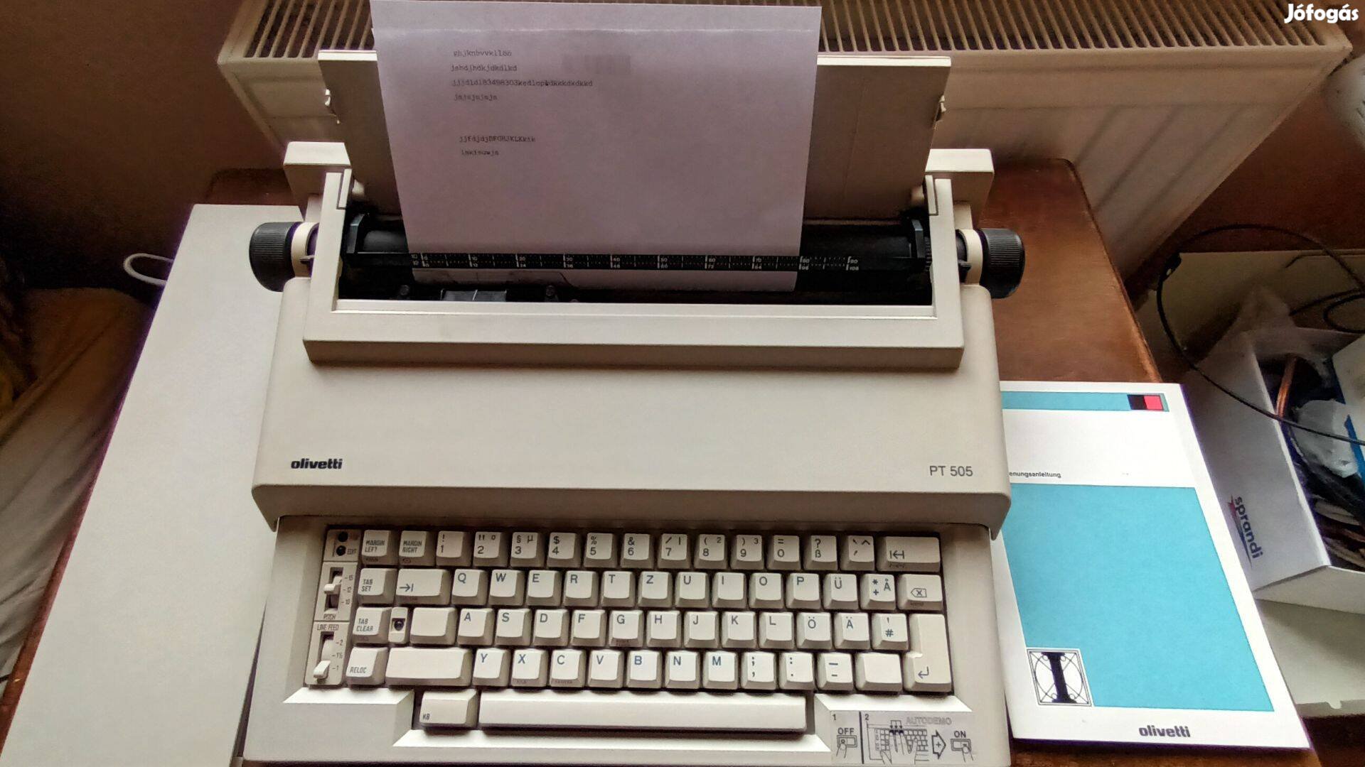 Olivetti elektromos írógép