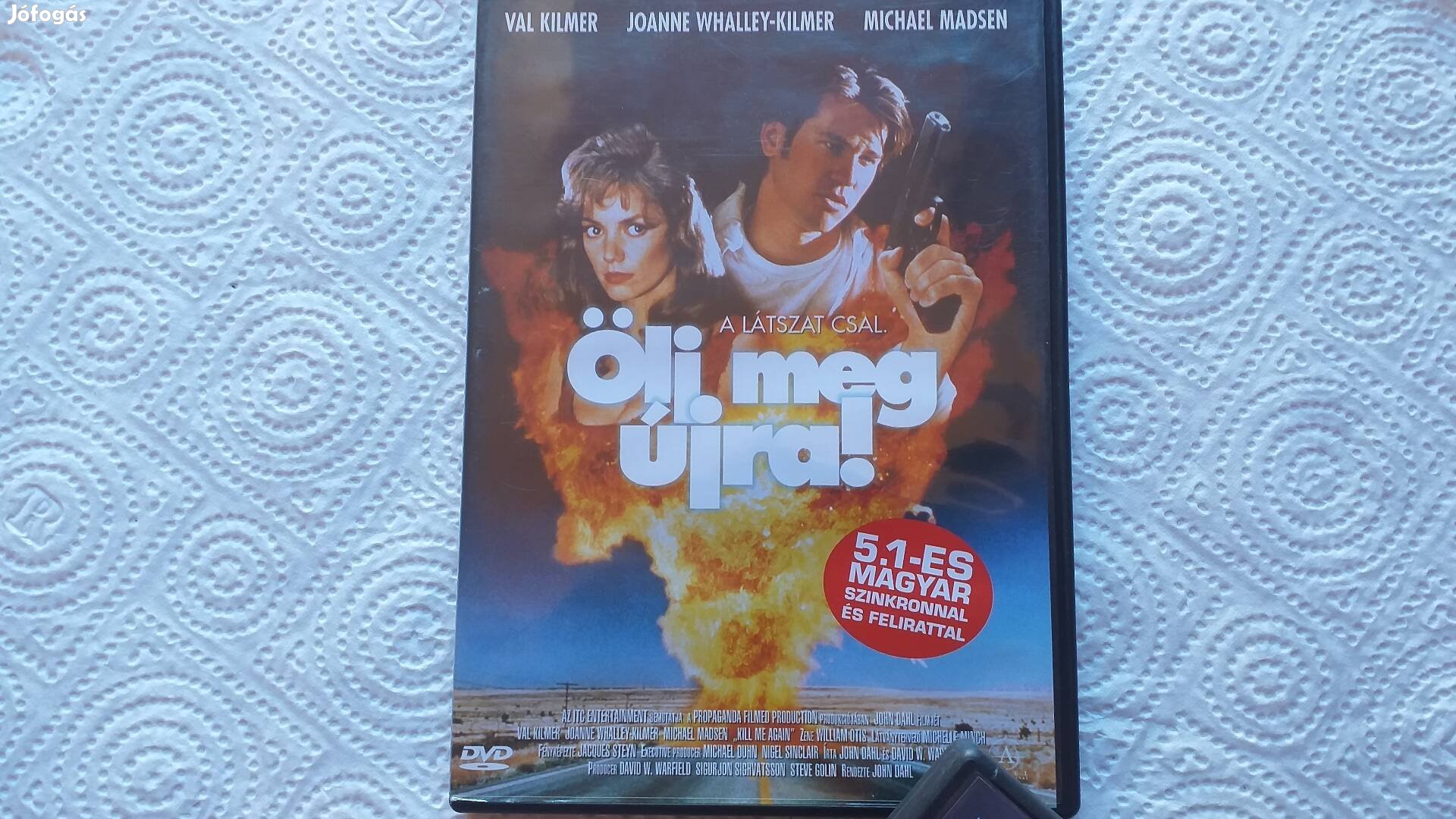 Ölj meg újra krimi DVD -Val Kilmer