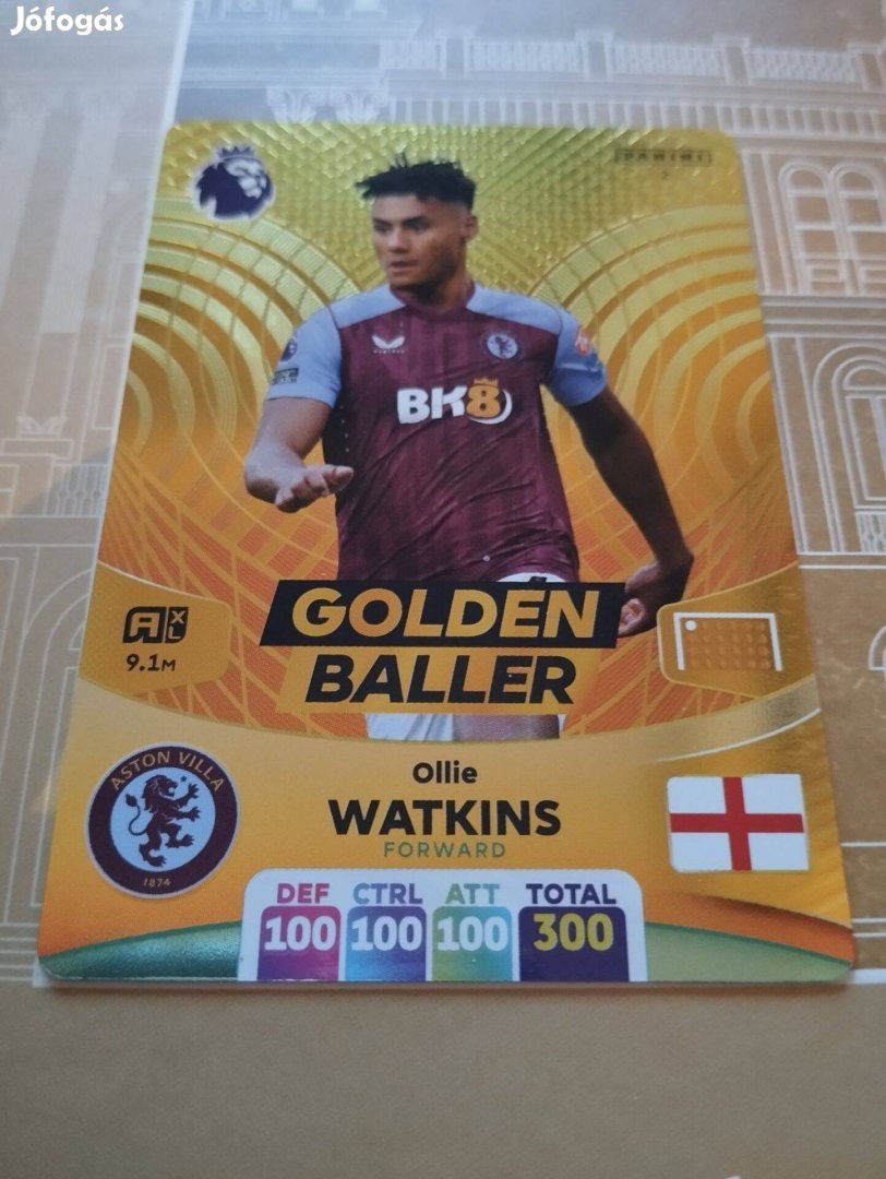 Ollie Watkins (Aston Villa) FIFA 365 2024 Golden Baller focis kártya