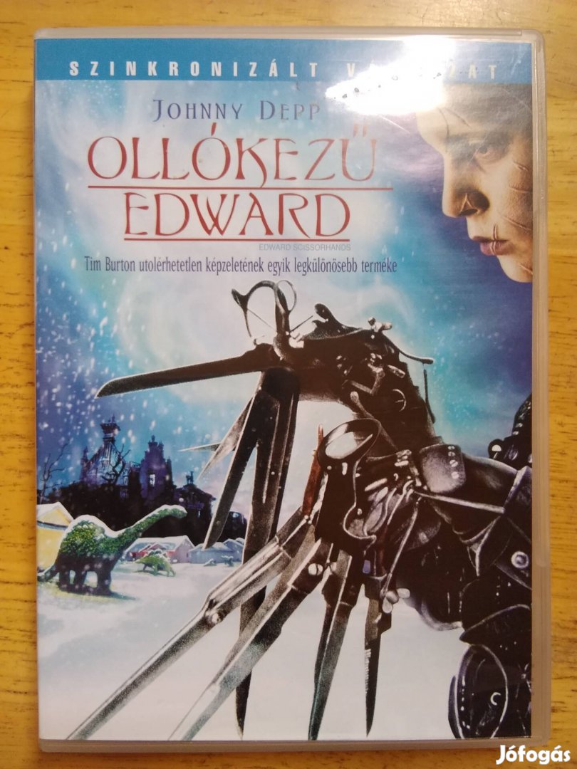 Ollókezű Edward dvd Johnny Depp Szinkronizált változat 