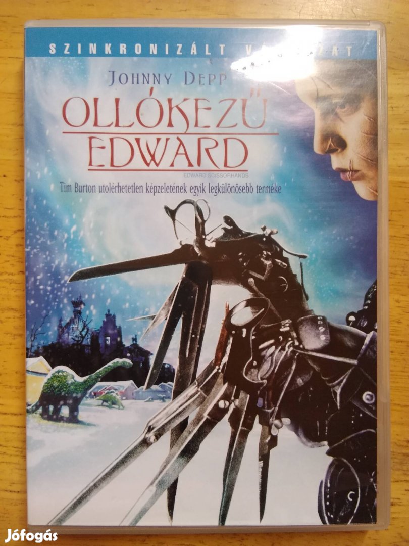 Ollókezű Edward dvd Johnny Depp Szinkronizált változat 