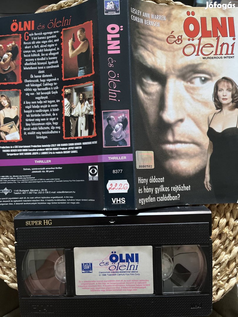 Ölni és ölelni vhs