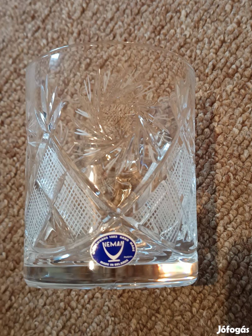 Ólom kristály whiskey-s pohár készlet