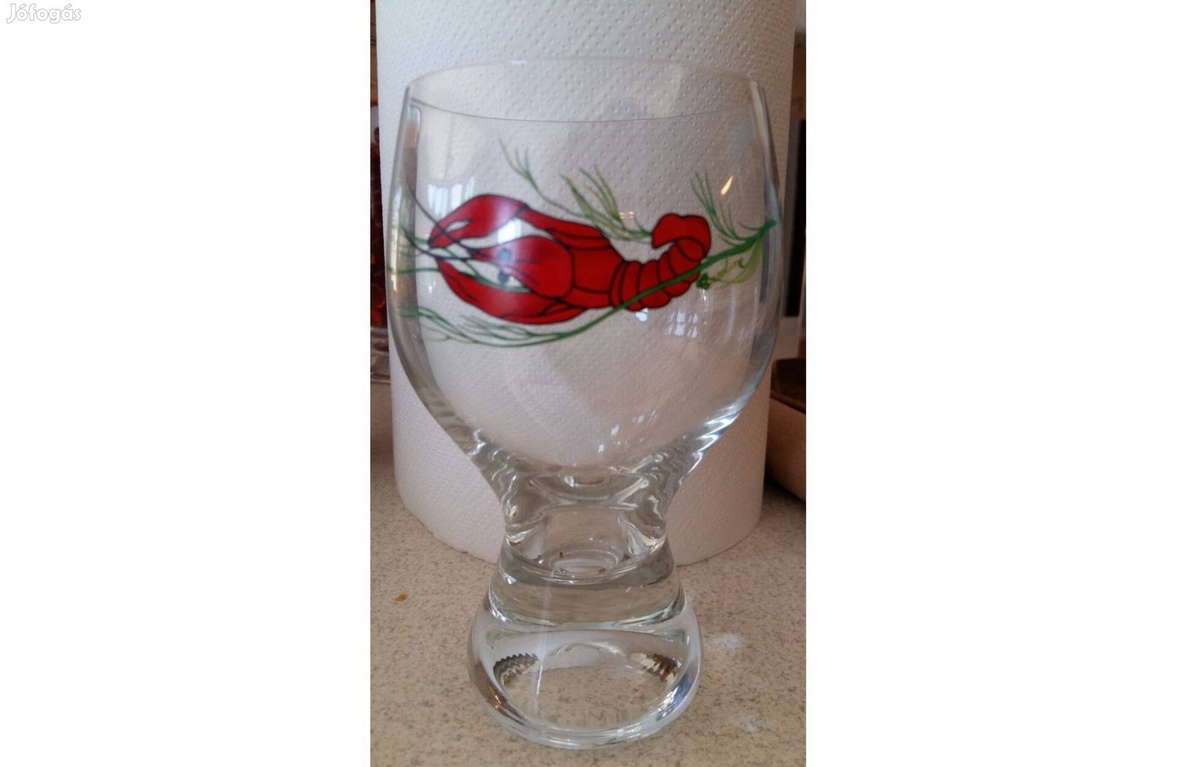 Ólomkristály pohárkészlet nehéz