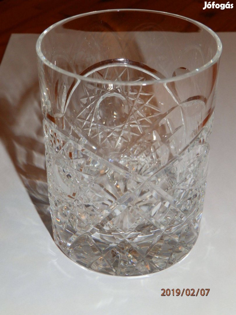Ólomkristály whisky-s pohár