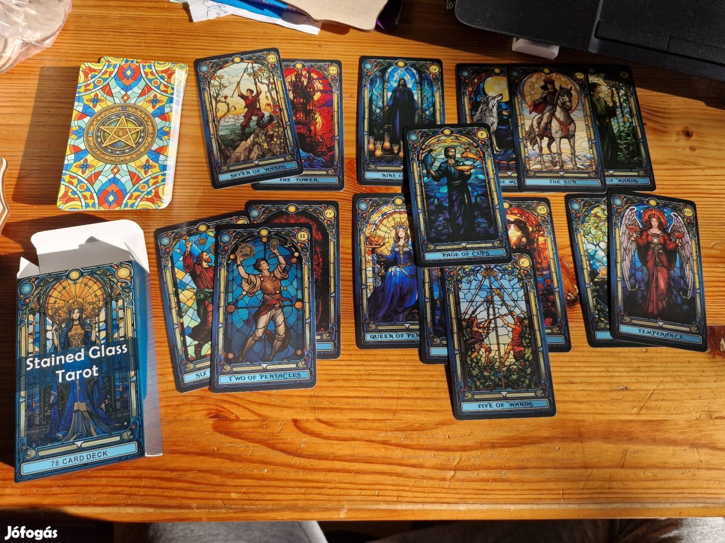 Ólomüveg tarot