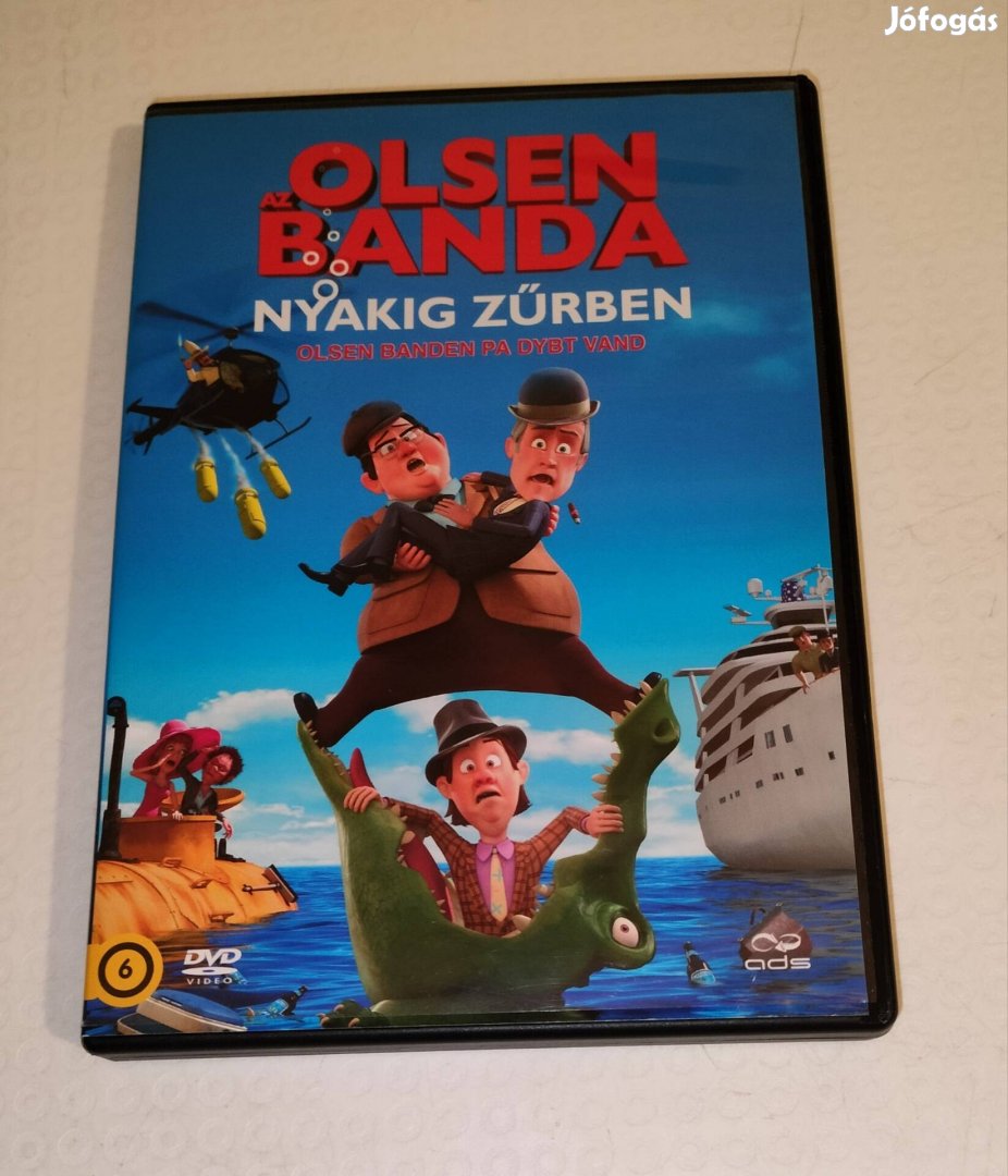 Olsen Banda nyakig zűrben rajzfilm dvd 