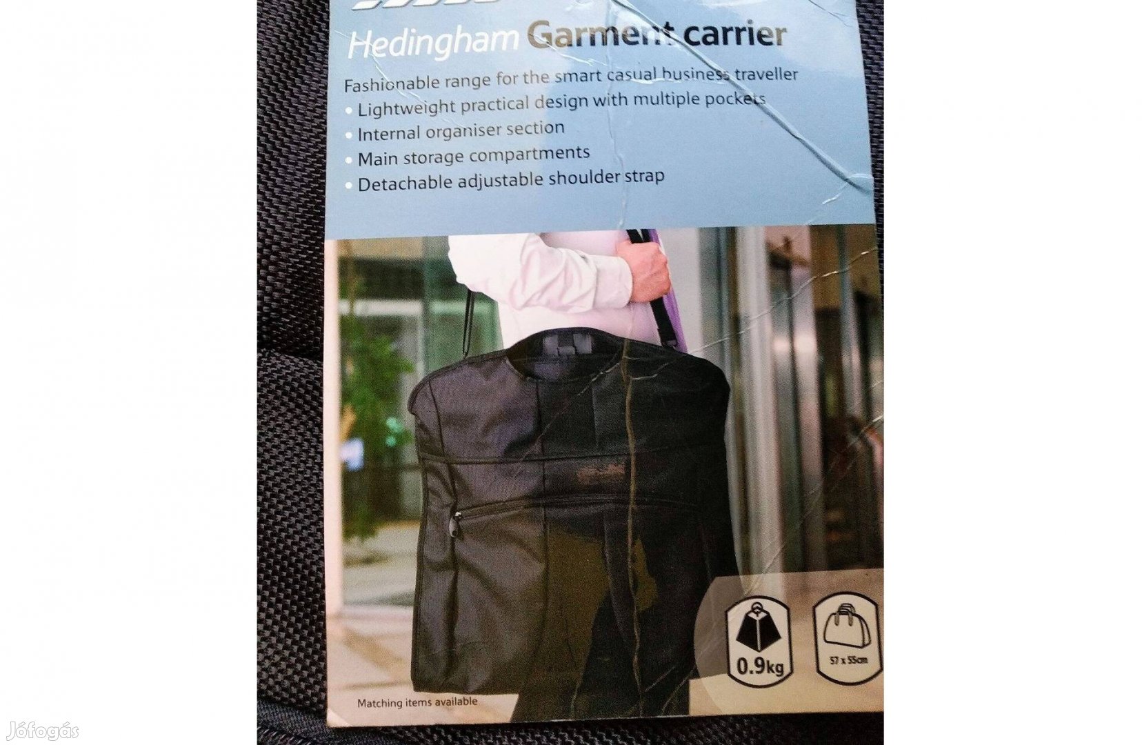 Öltöny taska Új utazó táska Hadingham Angol brand 57x55cm 0,9 kg