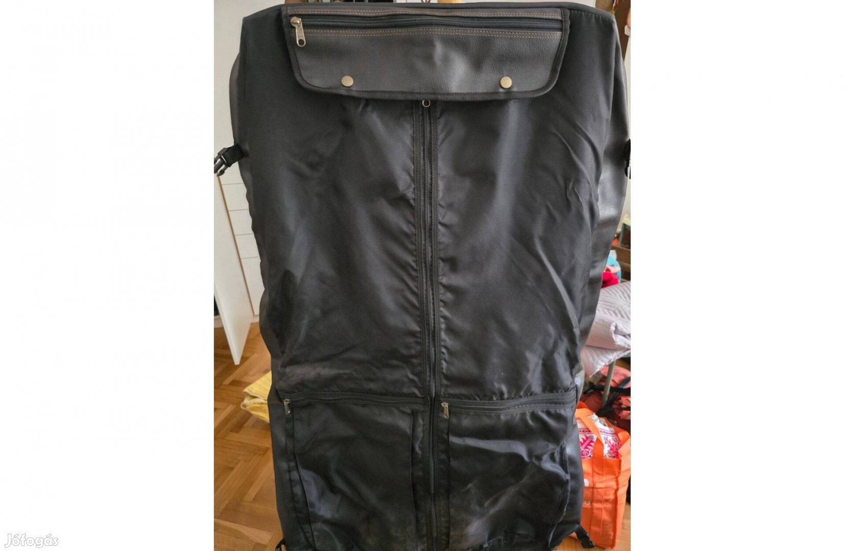 Öltőnytáska, tiszta bőr, újszerű