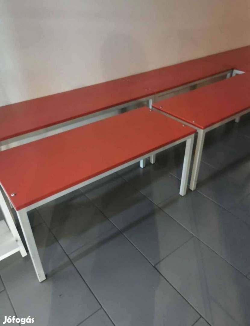 Öltözői fém ülőpadok