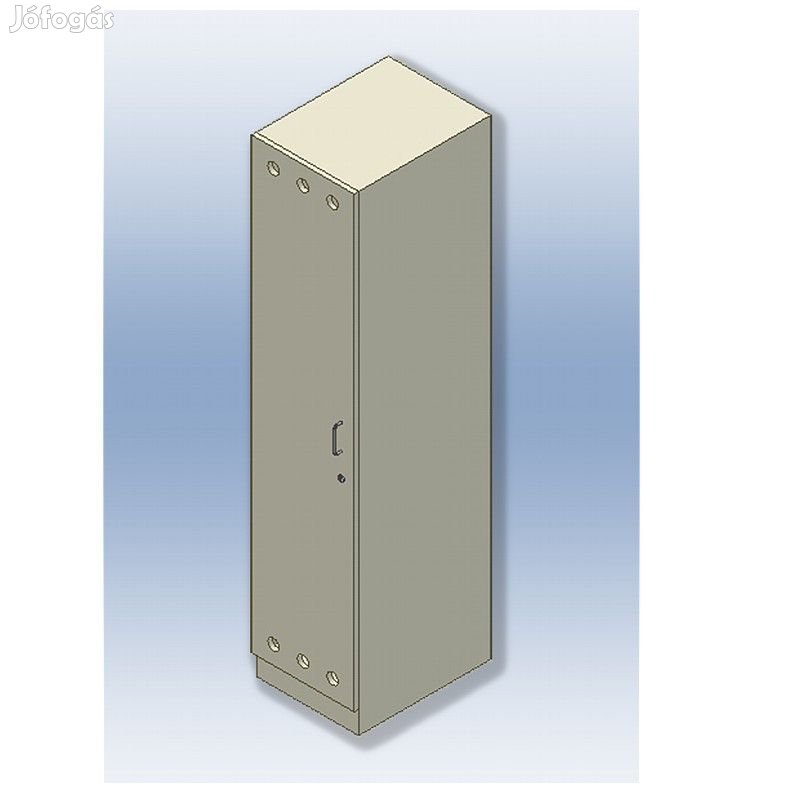 Öltözőszekrény 1 ajtós fa  450x600x2070