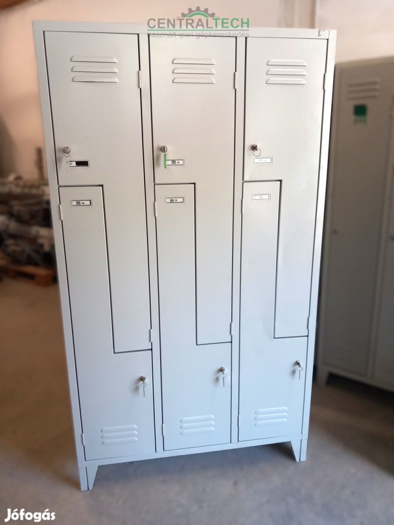 Öltözőszekrény, Z6 Metalobox 6 ajtós lemezszekrény/ct2215