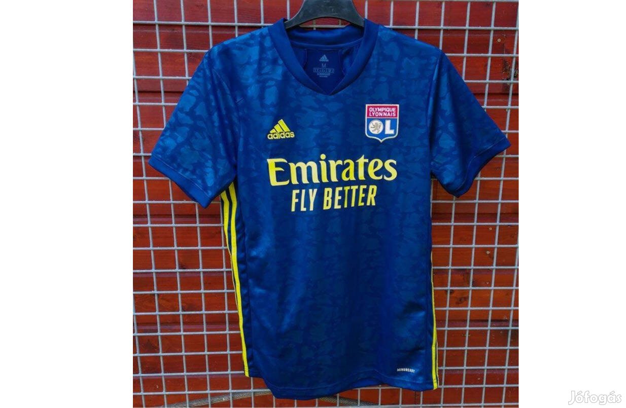 Olympique Lyon eredeti kék adidas 2020-21-es mez M