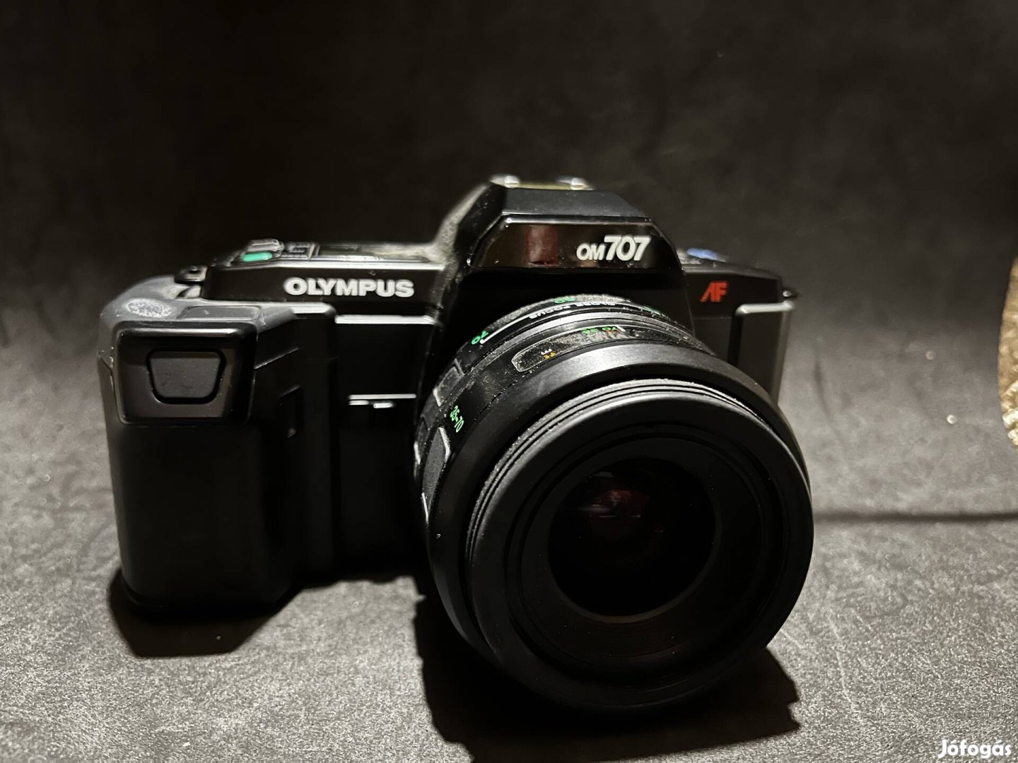 Olympus OM707 filmes váz, objektívekkel