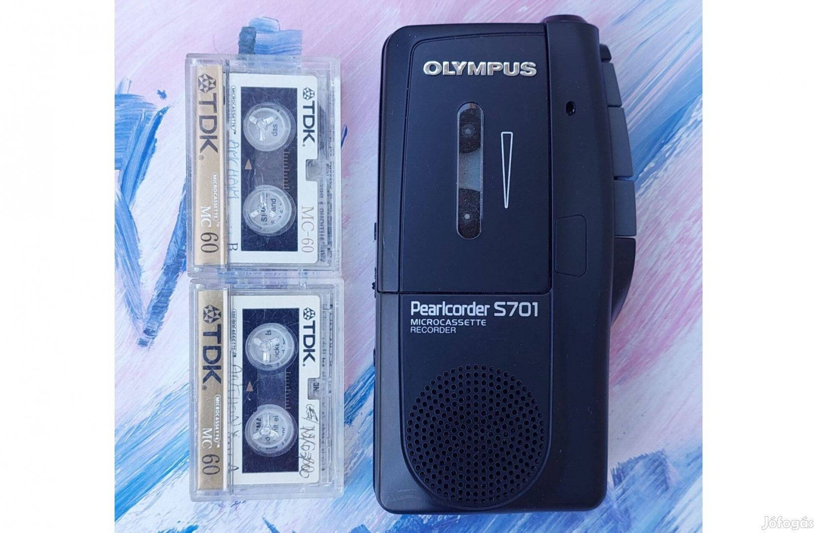 Olympus S701 Microcassette Recorder Diktafon Walkman Kazettás MAGNÓ