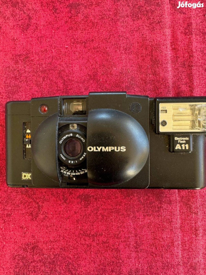 Olympus Xa3 filmes fényképezögép negyed áron a11 vakuval 39900-ft XD E