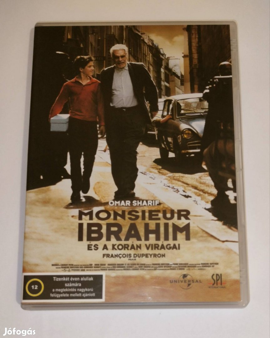 Omar Sharif Monsieur Ibrahim és a korán virágai dvd 