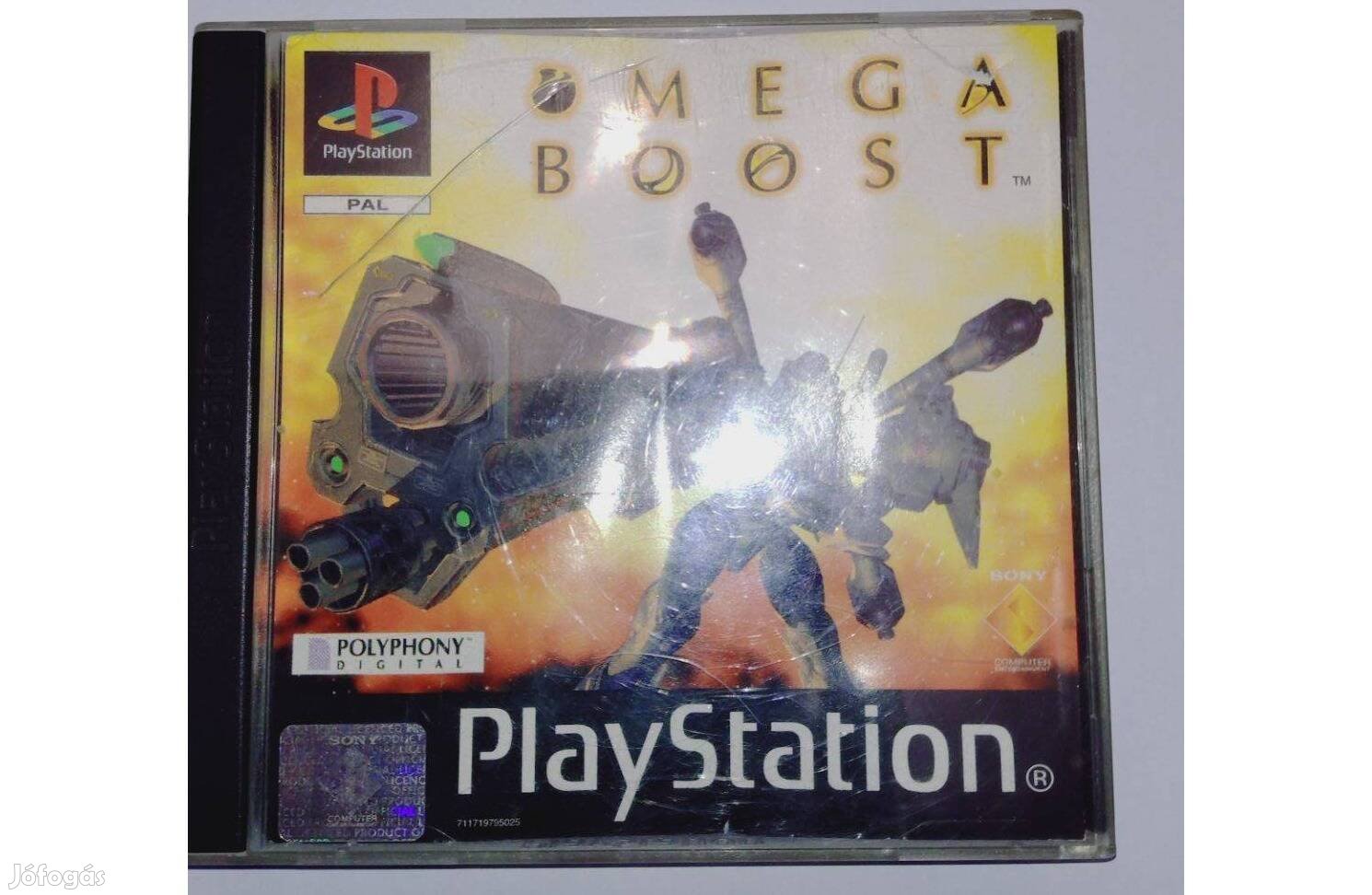 Omega Boost Paystation 1 PAL - angol Ritka! Polyphony