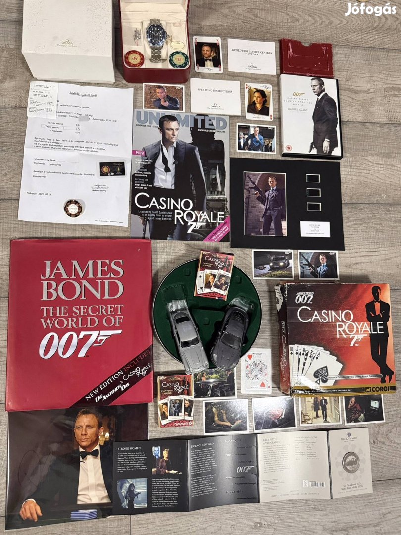 Omega Seamaster Casino Royale Szett - Prémium 007 Gyűjtői