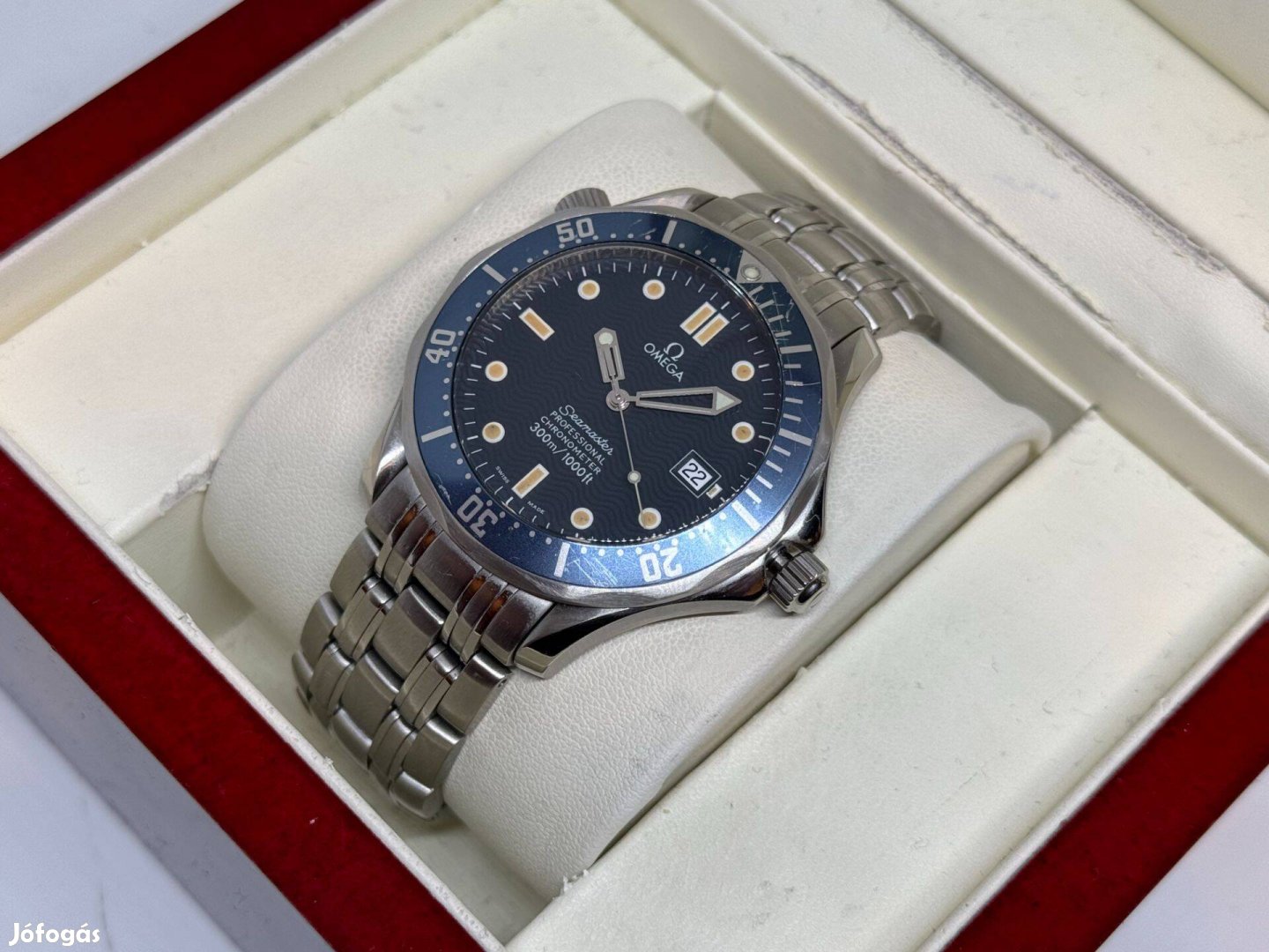 Omega Seamaster Professional 300M kék 41 Lgsw