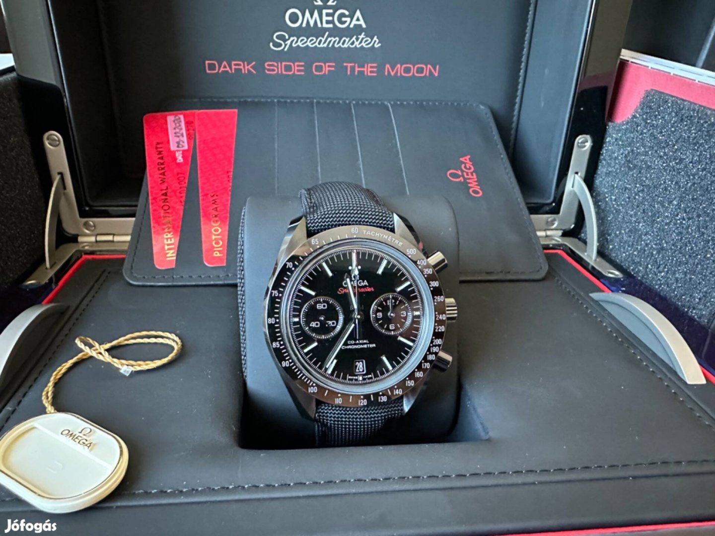 Omega Speedmaster Dark side of the moon - Full szett - Garanciális