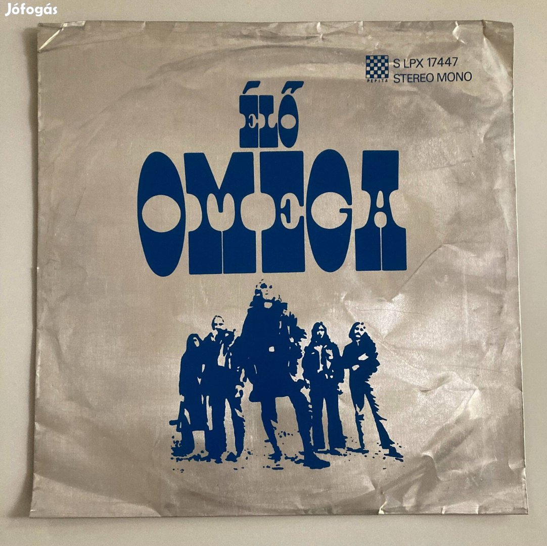 Omega - Élő Omega (fém borító, kék felirat, 1972)