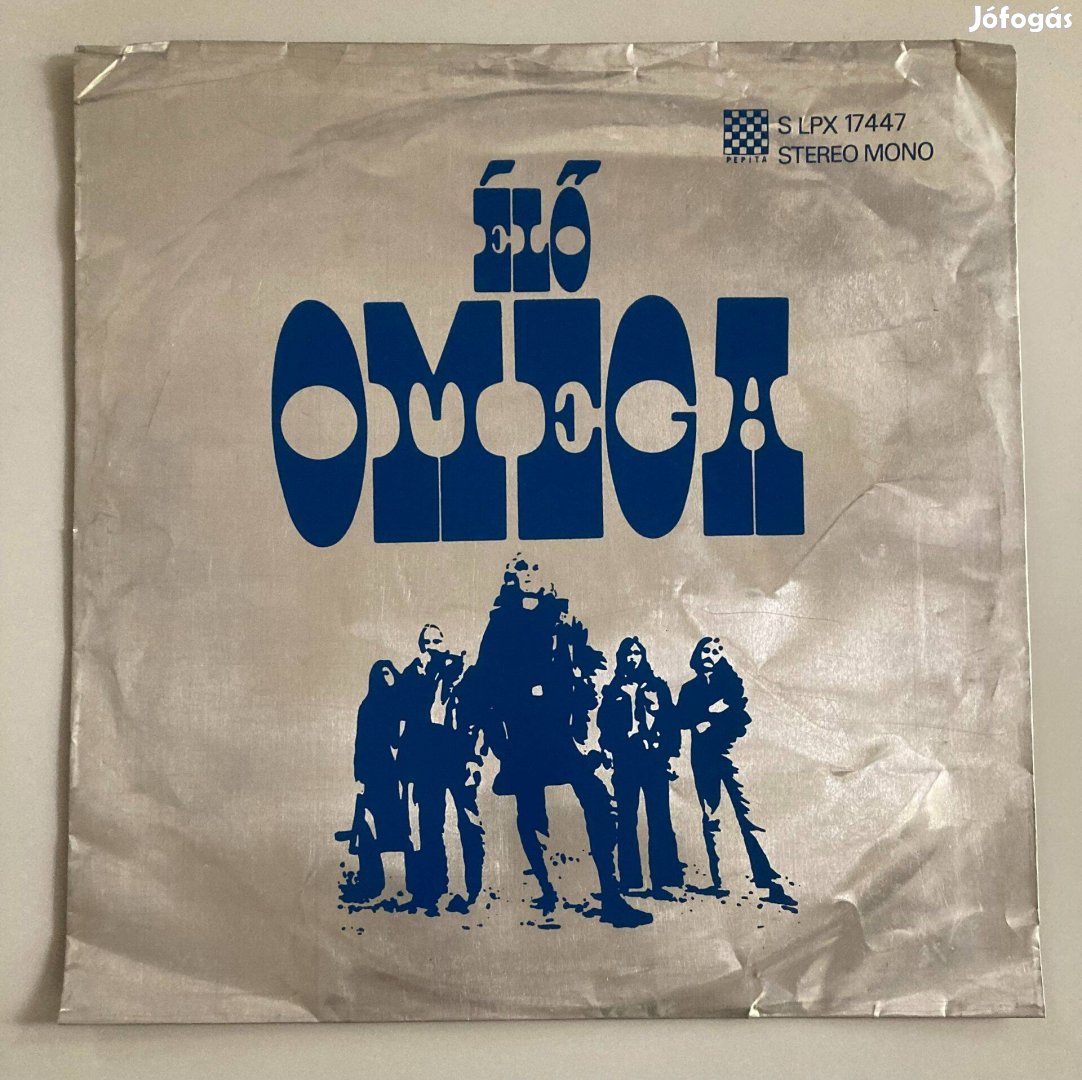 Omega - Élő Omega (fém borító, kék felirat, 1972)