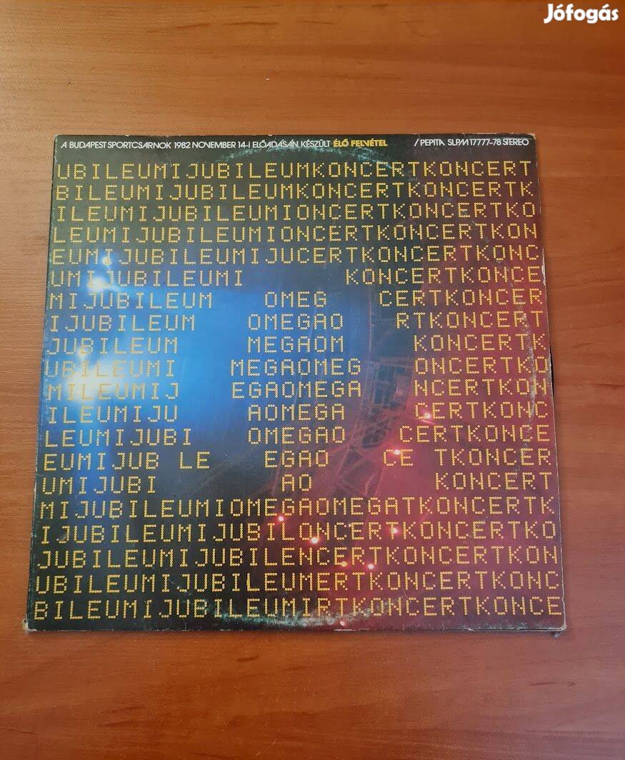 Omega - Jubileumi koncert; 2xlp, Vinyl