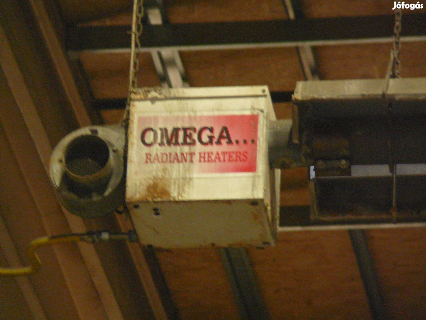 Omega - Zenit sötétsugárzó 40kW, 12m - csarnokfűtés - infra