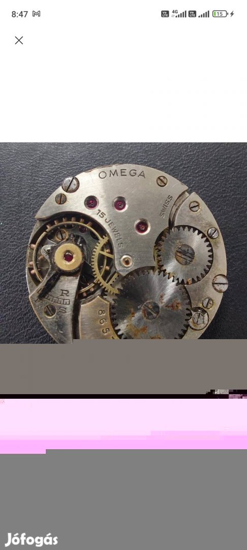 Omega óraszerkezet plusz plexi 8657556