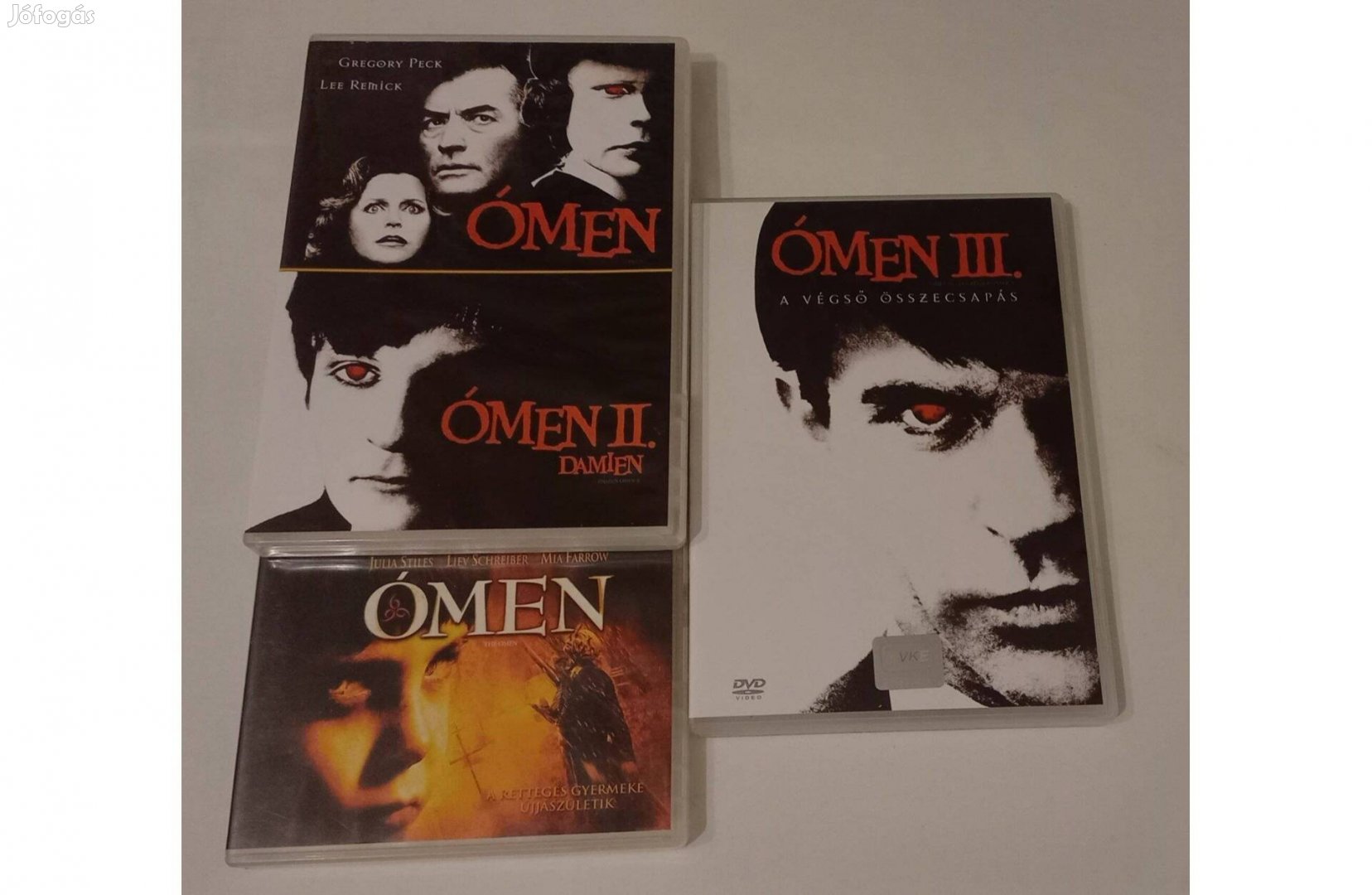 Ómen Dvd Filmek 1-2-3. és a Remake is egyben eladó