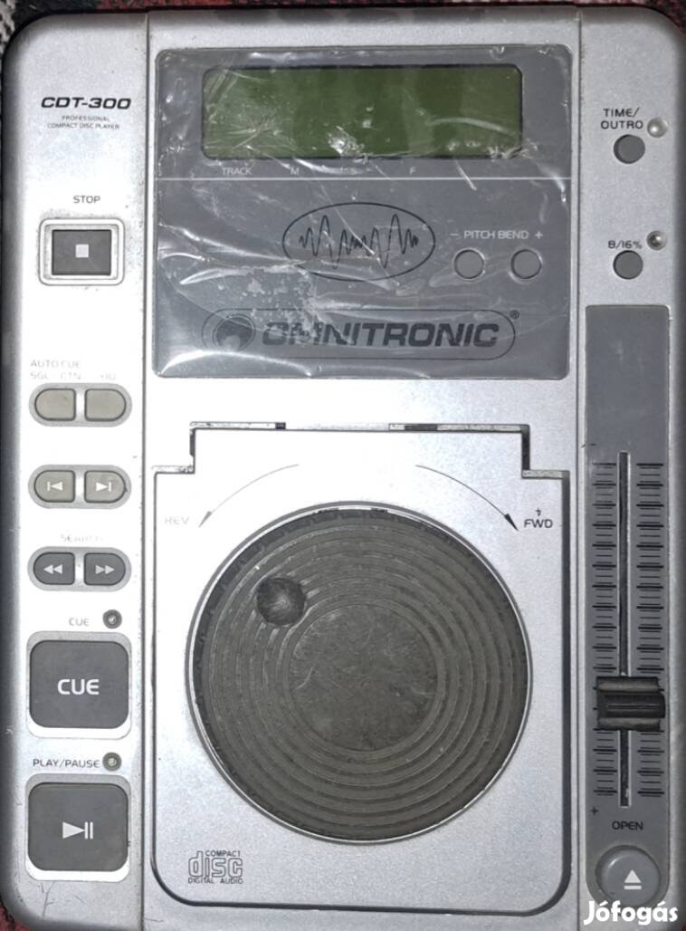 Omnitronic cdt 300 elado dj cd lejátszó 