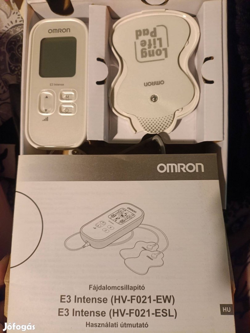 Omron E3 intense, fájdalomcsillapító tens készülék